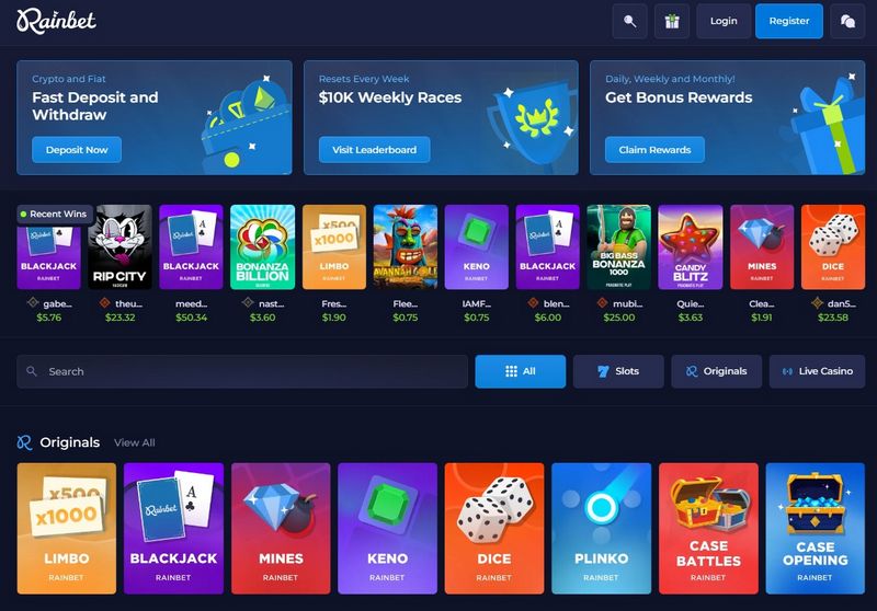 Rainbet Online Casino Review